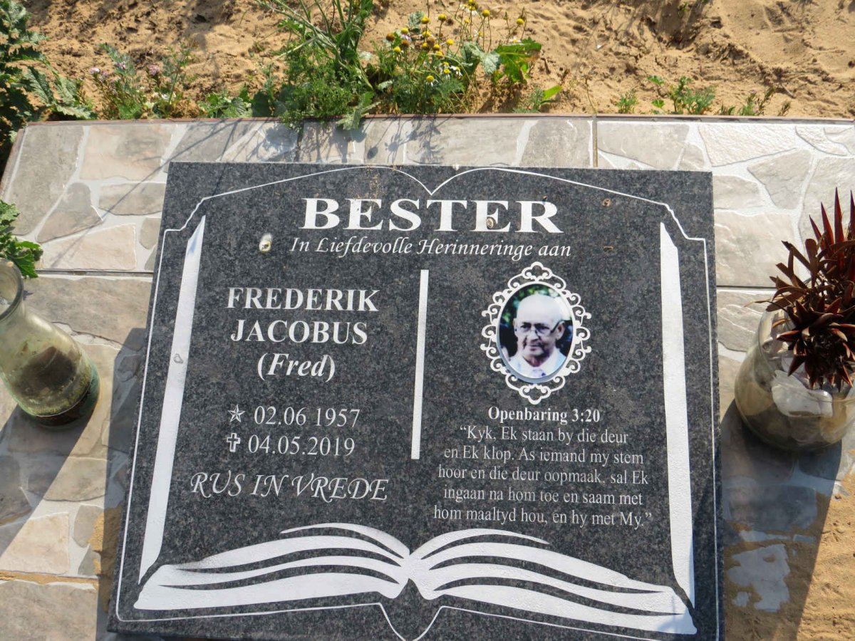 BESTER Frederik Jacobus 1957-2019