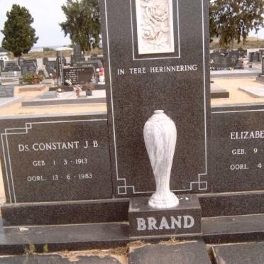 BRAND Constant J.B. 1913-1983 &amp; Elizabeth H.J. 1914-1994