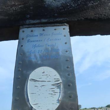 BINNEMAN Glodina Maria Jacoba voorheen CARSTENS nee VOGES 1922-2007