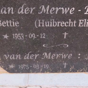 BONNET :: VAN DER MERWE 