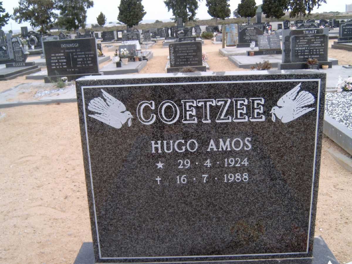 COETZEE Hugo Amos 1924-1988