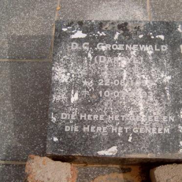 GROENEWALD D.C. 1955-1993