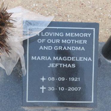 JEFTHAS Maria Magdelena 1921-2007