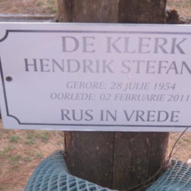 KLERK Hendrik Stefanus, de 1954-2011