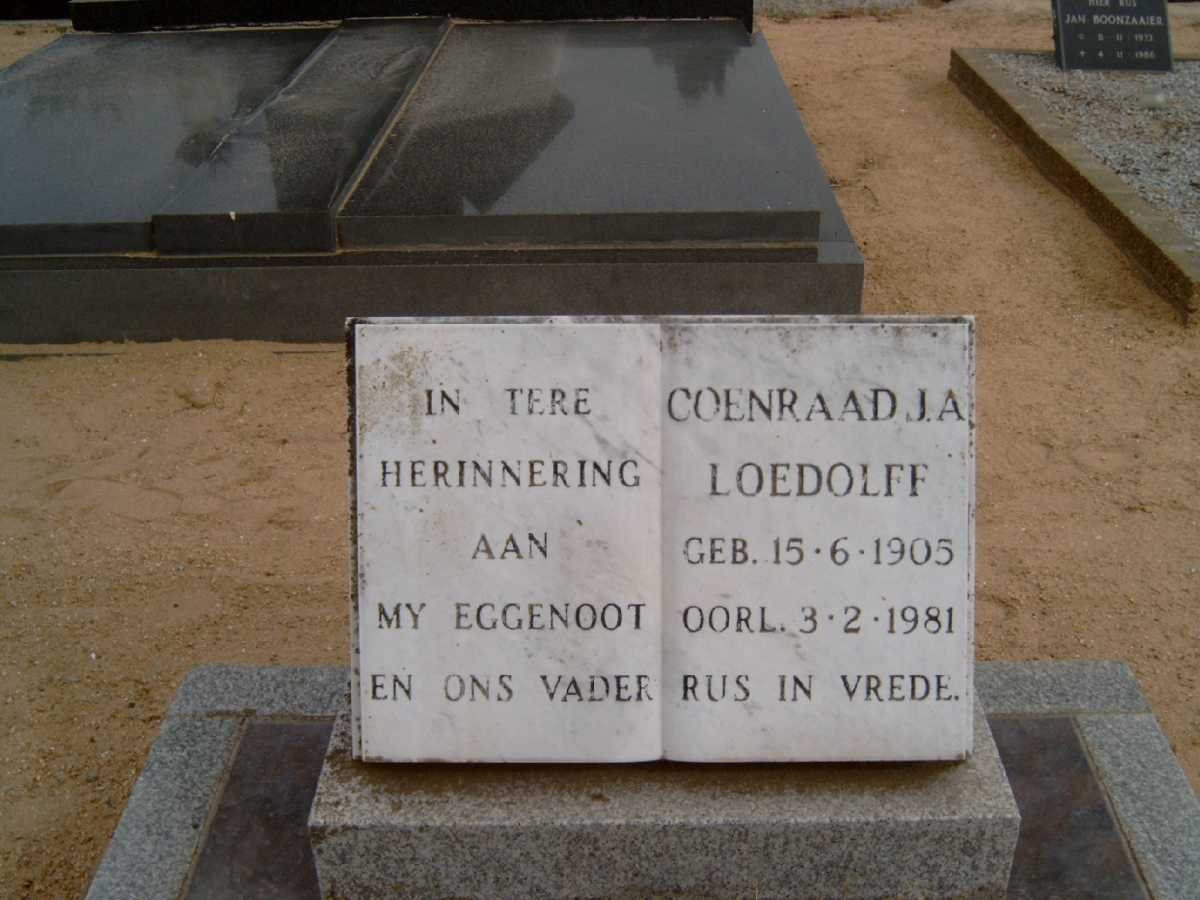LOEDOLFF Coenraad J.A. 1905-1981