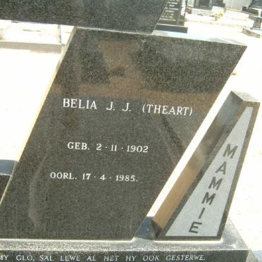 NIMB Belia J.J. nee THEART 1902-1985