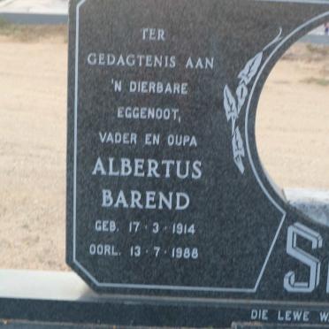 SMIT Albertus Barend 1914-1988 &amp; Aletta Maria Petronella 1914-2013
