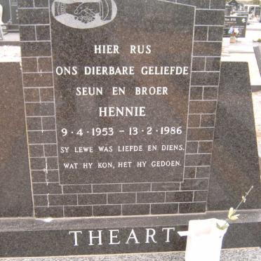 THEART Hennie 1953-1986