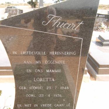 THIART Loretta nee ERWEE 1948-1976