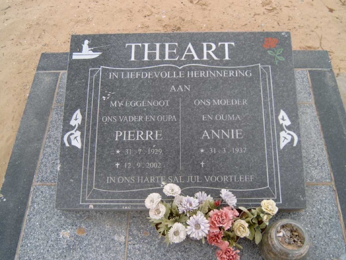 THEART Pierre 1929-2002 &amp; Annie 1937-