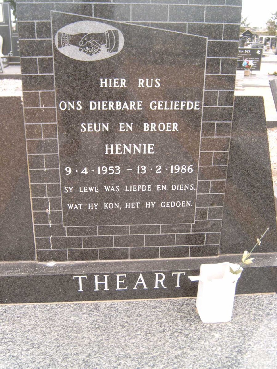 THEART Hennie 1953-1986