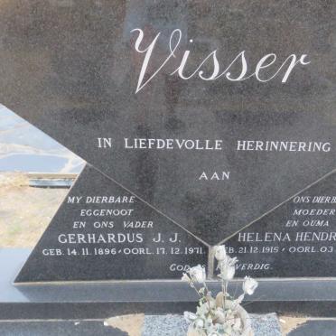 VISSER Gerhardus J.J. 1896-1971 &amp; Helena Hendrieka 1915-1998