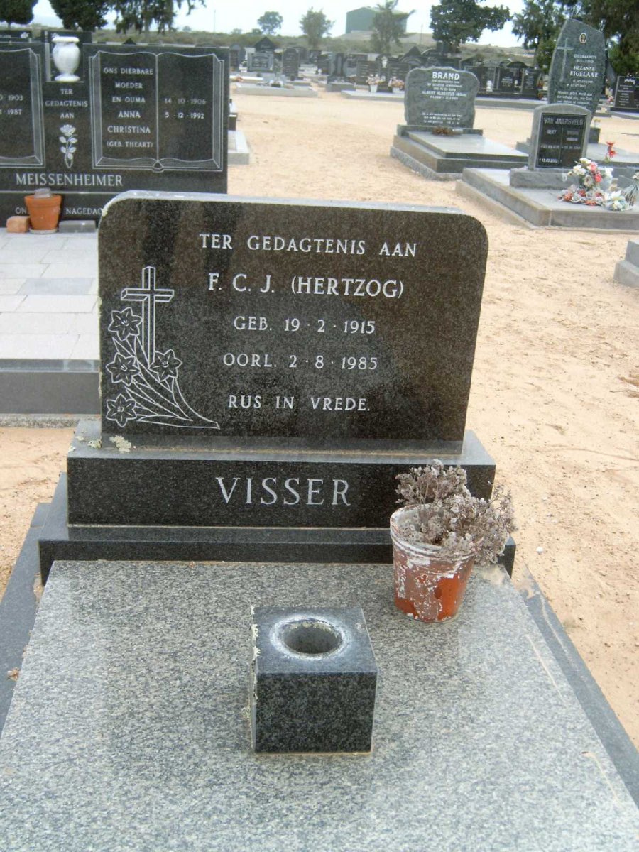 VISSER F.C.J. 1915-1985