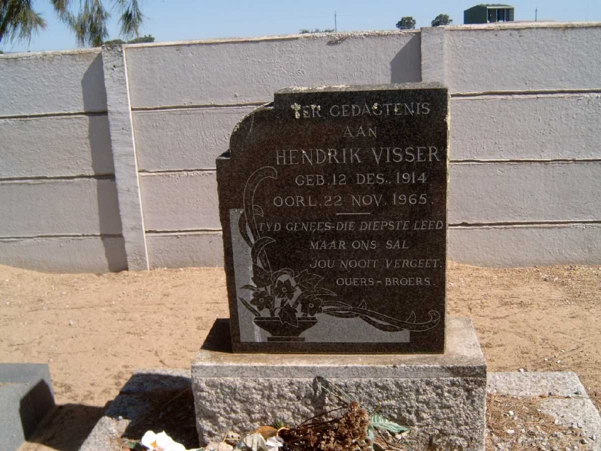 VISSER Hendrik 1914-1965
