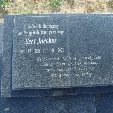 VERMEULEN Gert Jacobus 1938-2002