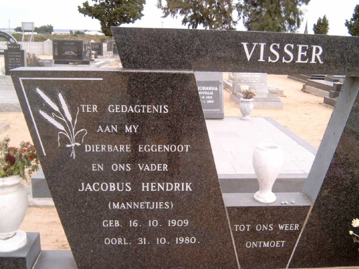 VISSER Jacobus Hendrik 1909-1980