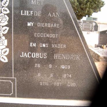 VISSER Jacobus Hendrik 1909-1974