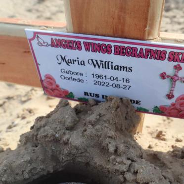 WILLIAMS Maria 1961-2022