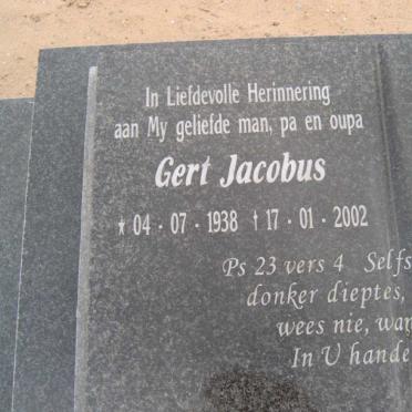 ? Gert Jacobus 1938-2002