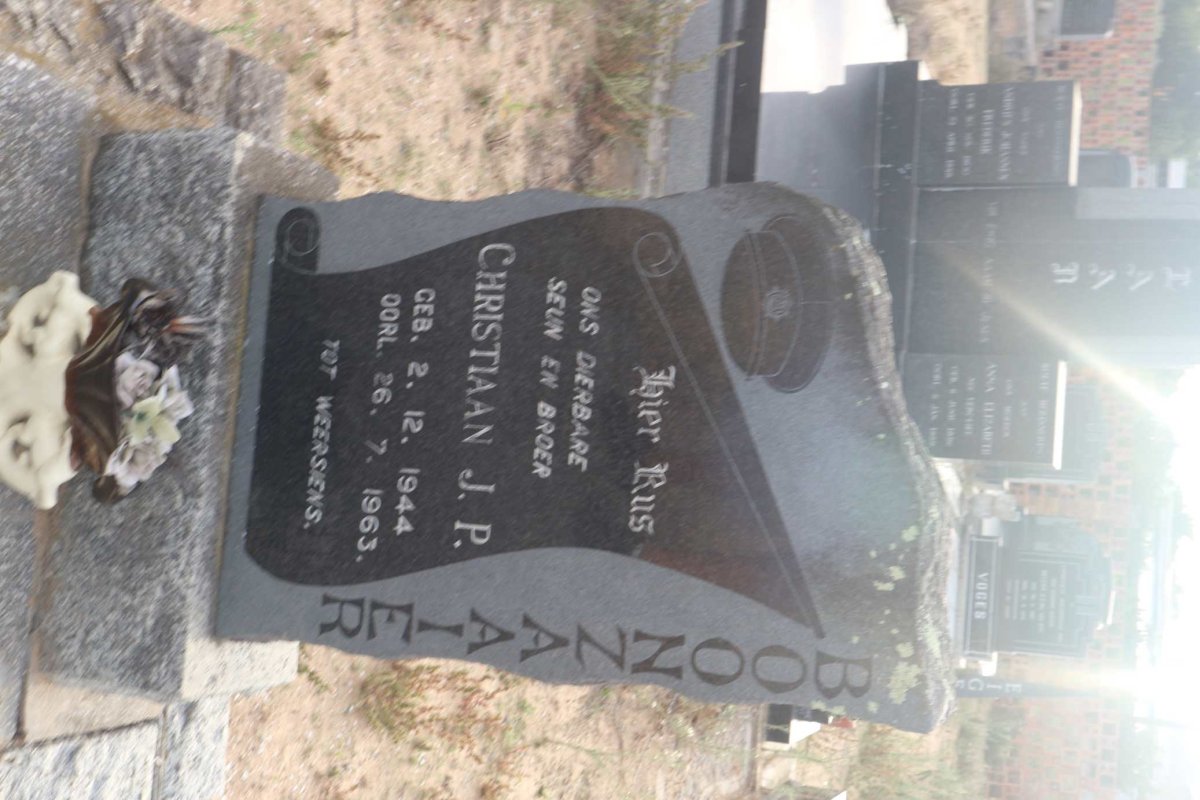 BOONZAAIER Christiaan J.P. 1944-1963