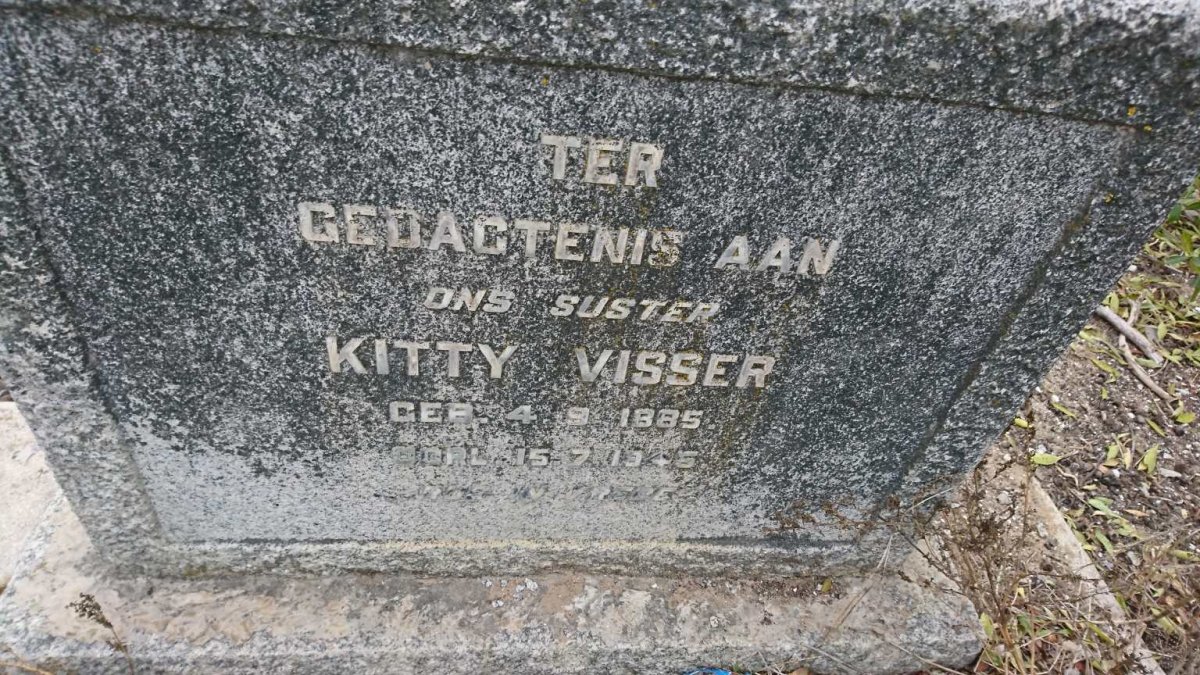 VISSER Kitty 1885-1945