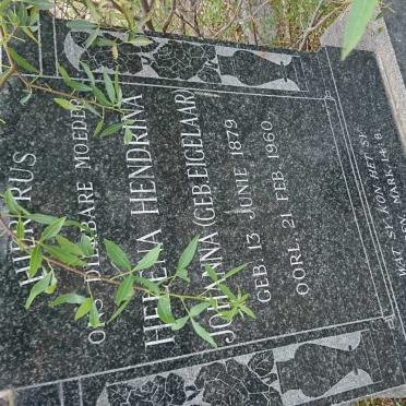 DYK Gielie, van 1872-1954 &amp; Helena Hendrina Johanna EIGELAAR 1879-1960