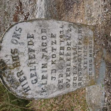 KOTZE Jacob J.D. 1924-1924