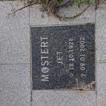 THEART Jacob J.D. 1897-1966 :: MOSTERT Andries P. 1928-1998 :: MOSTERT Jet 1928-2002