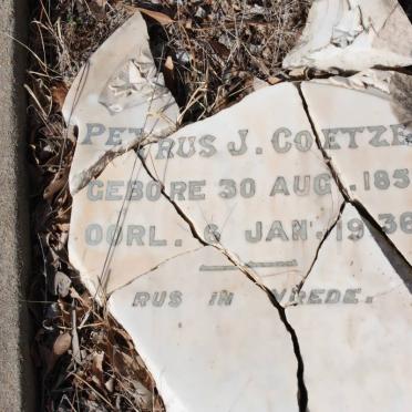 COETZEE Petrus J. 1857-1936