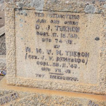 THERON D.J. -1943 &amp; M.M.W.M. J.v. RENSBURG -1943