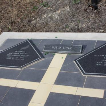 SMITH Oukoos Jacobus Henry Alexander 1924-1983 &amp; Sarah Magdalena DEES 1927-2003 