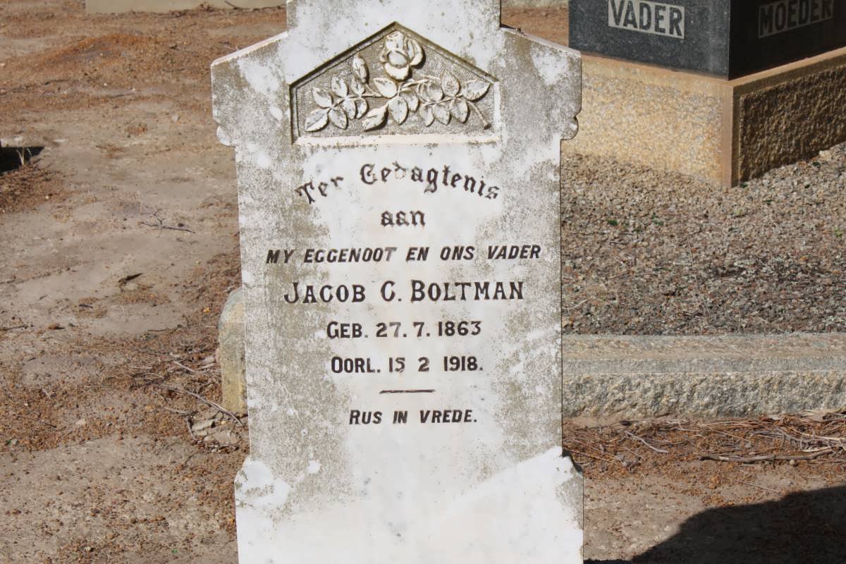 BOLTMAN Jacob C. 1863-1918