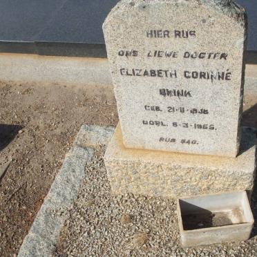 BRINK Elizabeth Corinne 1938-1955