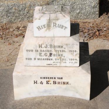 BRINK H.J. -1902 :: BRINK E.G. -1904