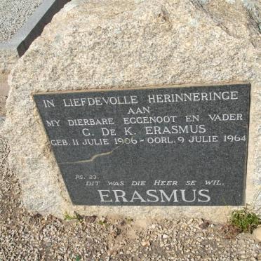 ERASMUS G. De K. 1906-1964