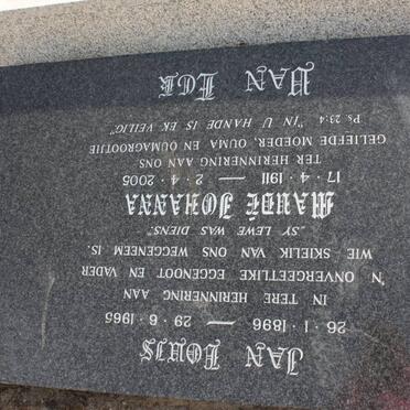 ECK Jan Louis, van 1896-1965 &amp; Maude Johanna 1911-2005