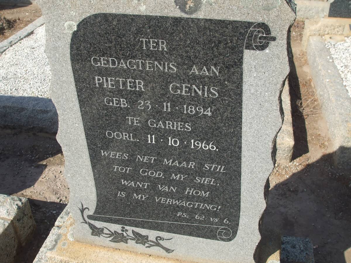 GENIS Pieter 1894-1966