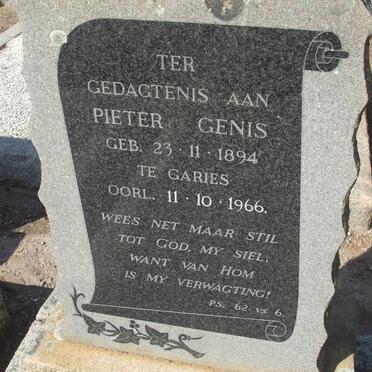 GENIS Pieter 1894-1966