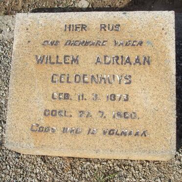 GELDENHUYS Willem Adriaan 1873-1960