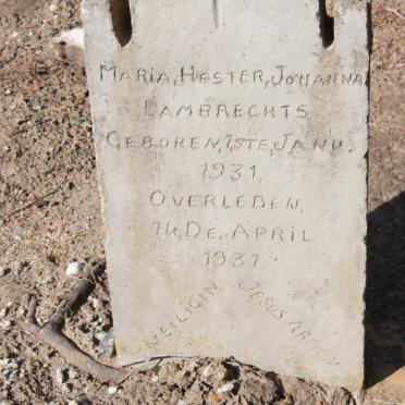 LAMBRECHTS Maria Hester Johanna 1931-1931