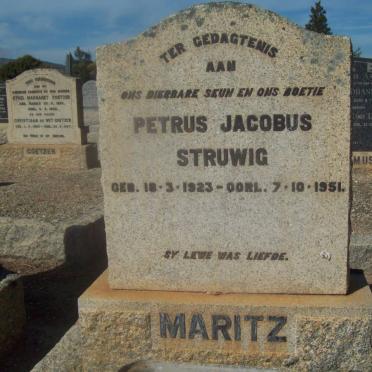 MARITZ Petrus Jacobus Struwig 1923-1951