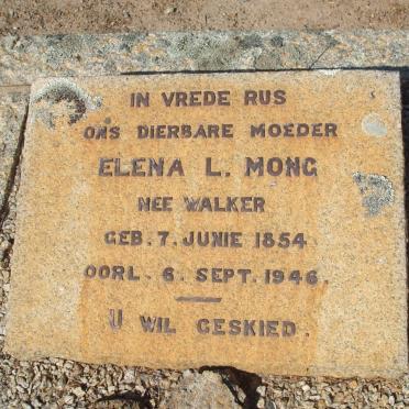 MONG Elena L. nee WALKER 1854-1946