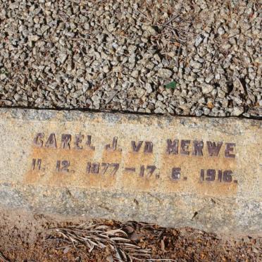 MERWE Carel J., v.d. 1877-1916