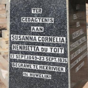 ROUX Willem Petrus 1843-1921 &amp; Susanna Cornelia Henrietta du TOIT 1849-1876 &amp; Margaretha Magdalena MALAN 1851-1910