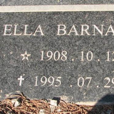 BARNARD Ella 1908-1995