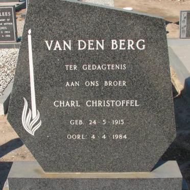BERG Charl Christoffel, van den 1915-1984