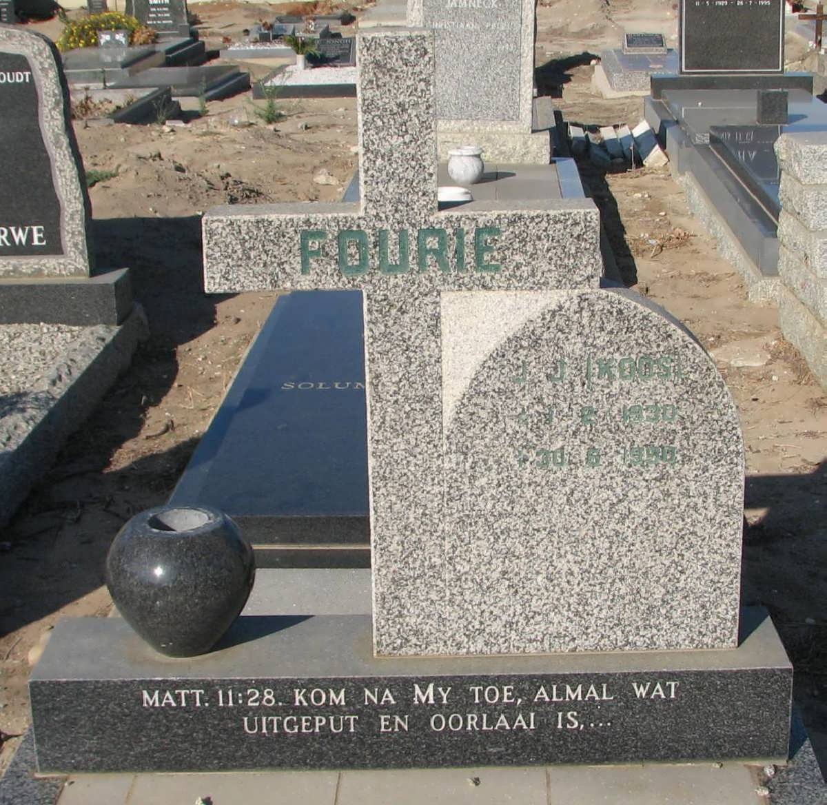 FOURIE J.J. 1930-19??