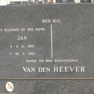 HEEVER Jan, van den 1915-1973