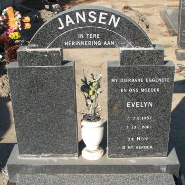JANSEN Evelyn 1957-2001