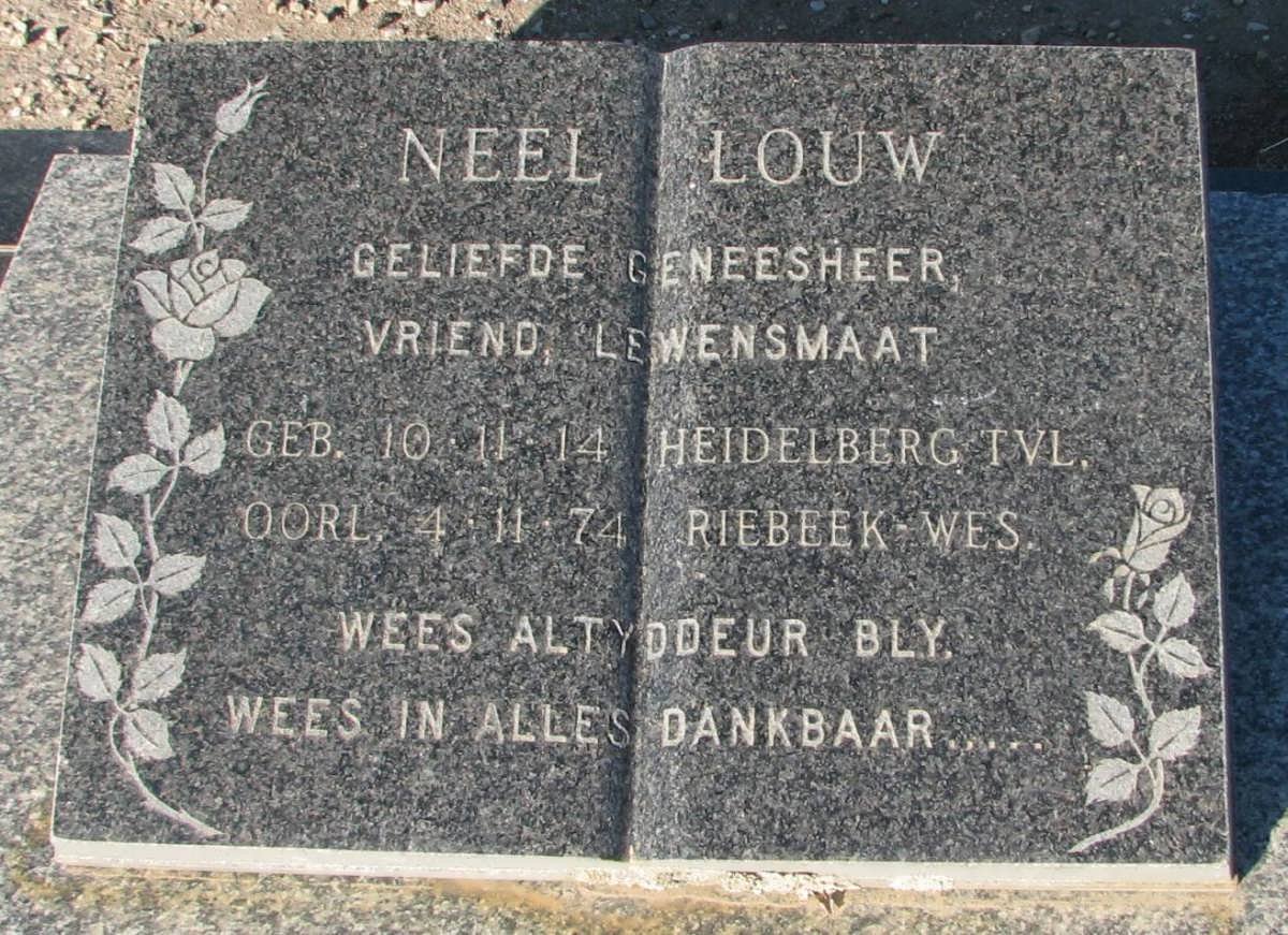 LOUW Neel 1914-1974